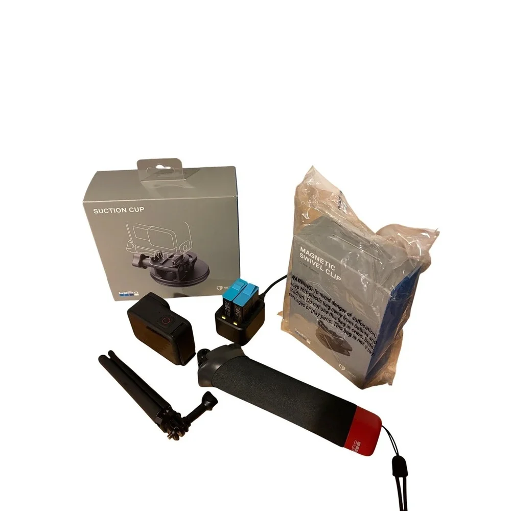 GoPro HERO9 Black Action Camera Bundle with Mounts, Tripod, and Dual Charger - Picture 8 of 8